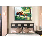 Painting by Numbers Pictures Horses by The Stream